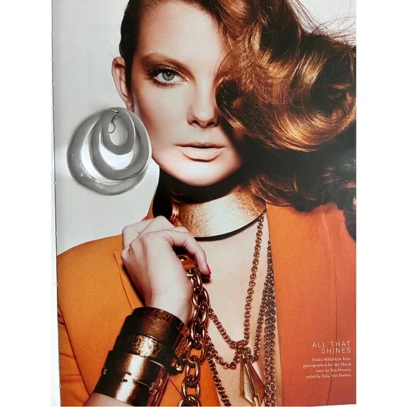 Ethereal Elegance: Italian-Designed Recycled Earrings. In stock April 10th. - Picture 2 of 4